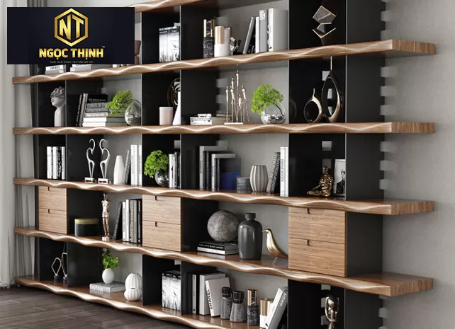 Mẫu tủ sách cao cấp